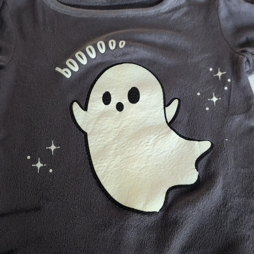 Ghost Print Pajama Set 4T